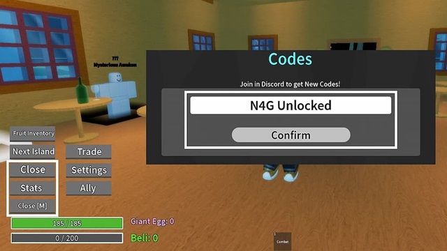 Điền chính xác mã Code vào ô và nhấn Confirm