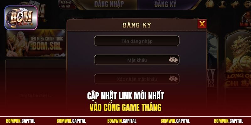 Cập nhật link mới nhất vào cổng game tháng 